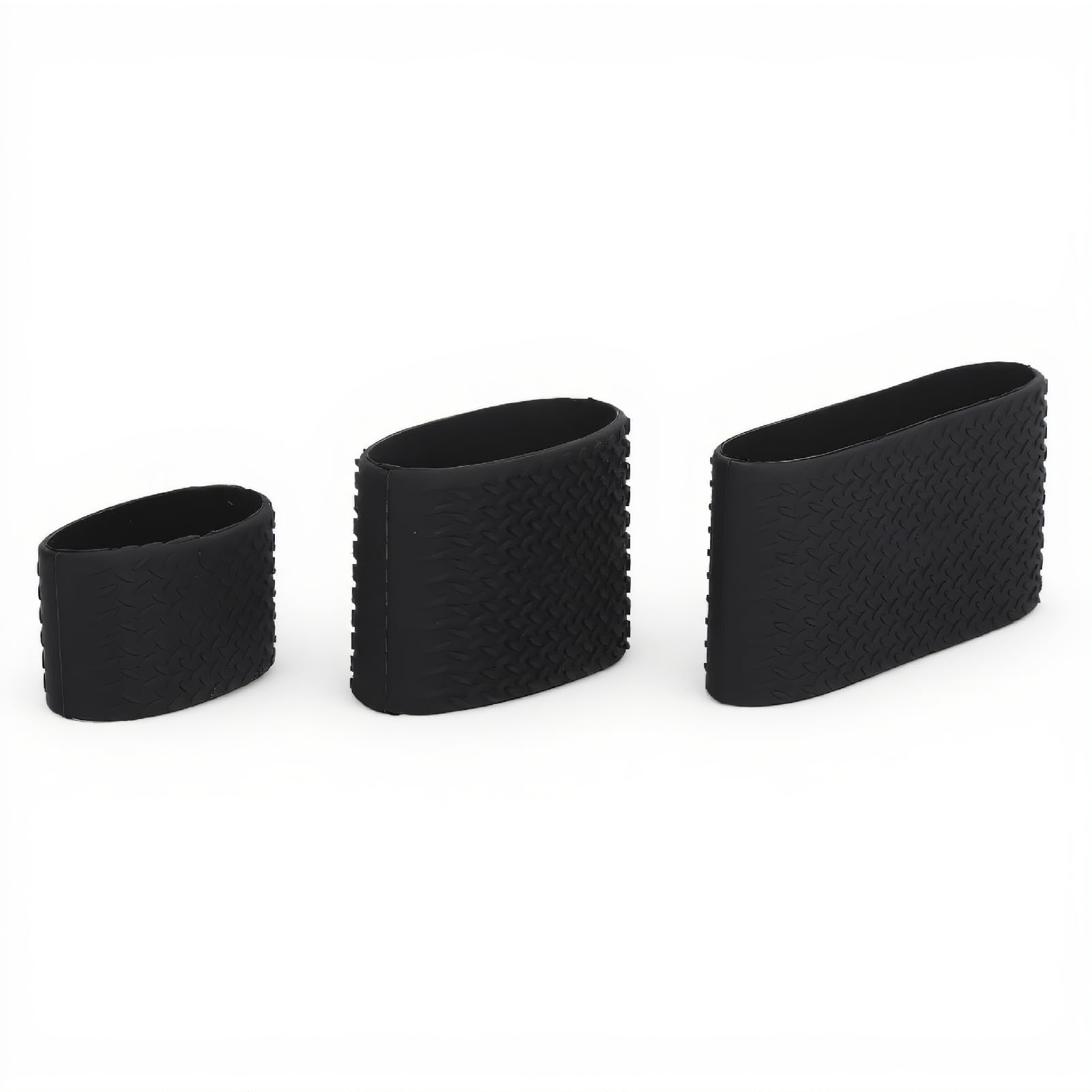 Cryfokt 3pcs Clipper Bands, Heat Resistant Non Slip Silicone Elastic Bands Clipper Sleeve Protective Sleeve for Barber Shop, Universal Size