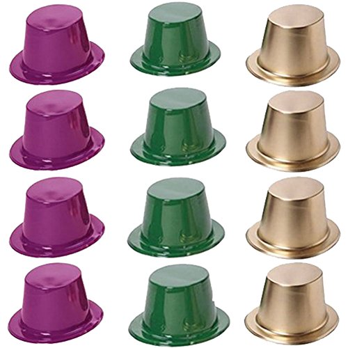 plastic fedora party hats