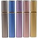 12ML Refillable Perfume Atomizer Bottle for Travel Spray Scent Pump Case Pack of 5