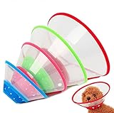 OUUD Plastic Adjustable Pet Dog Cone Recovery