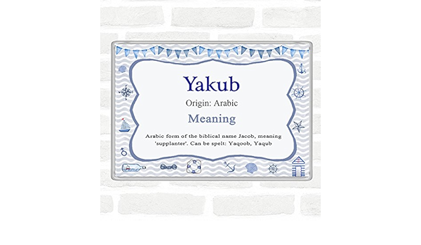Imán para nevera Yakub con el nombre y significado de Jumbo ...