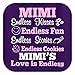 Mimi Endless Love Ladies T-Shirt 2XL Purple