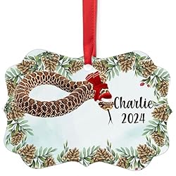 Dusky Western Hognose Snake Christmas Ornament 2024