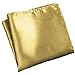 Flairs New York Gentleman's Essentials Bow Tie and Pocket Square Matching Set (Vegas Gold [Silky Smooth])