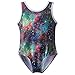 BAOHULU Leotard for Toddler Girls Gymnastics Shiny Athletic Dance Clothes Active Wear B136_Galaxy_8A
