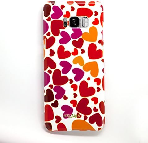 Samsung Galaxy S8 plus Case, ARRIZANA Print Heart Abstract Pattern Shockproof Flexible Anti-Scratch Anti-Finger Skin Cover Hard Samsung Galaxy S8+ Case - Designer's Colorful Print Pattern