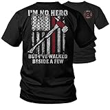 Thin Red Line Hero Fire Fighter Support T-Shirt