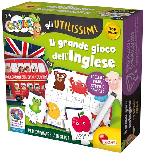 Lisciani Giochi – Carotina Gli Utilissimi il Grande gioco del inglés