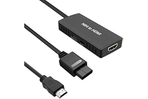 ZUZONG N64 to HDMI Adapter Converts N64 Game Console Video Signal to HDMI Signal HDTV Component Cable for Super NES/ N64/ Gamecube/SFC
