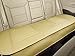 Big Ant Nonslip Rear Car Seat Cover Breathable Cushion Pad Mat for Vehicle Supplies with PU Leather(Beige - Back Row 58.3” x 18.9”)