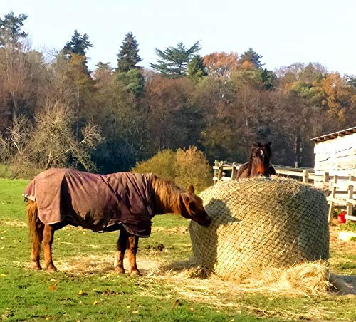 CWELL GREEDY FEED ROUND BALE 6ft. HAYLAGE JUMBO SLOW FEEDERS HAYNETS SALE (NAVY)