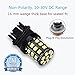 ENDPAGE 3157 LED Bulb White 6000K 1000 Lumens Super Bright 12-24V Non-Polarity, 2-pack, Replacement for 3156 3057 3056 and Works as Back Up Reverse Lights, Tail Brake Lights, Turn Signal Blinkers