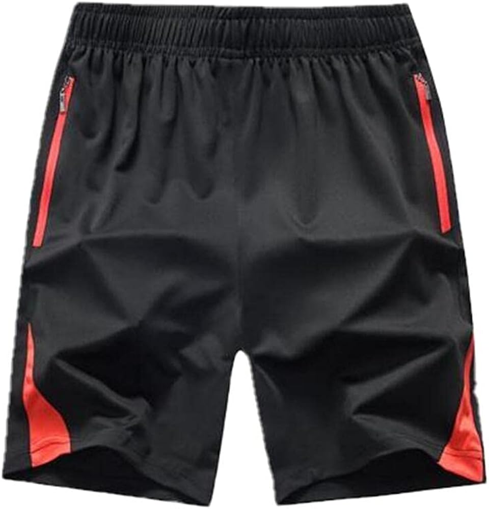 N\P Plus Size Men Shorts Elastic Waist Drawstring Shorts Men Breathable