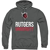 Rutgers University Official Stacked Unisex Adult Pull-Over Hoodie