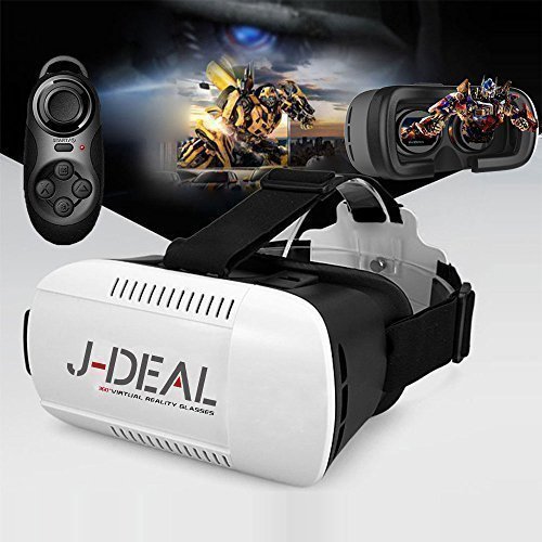 SEGUROÂ® Video Movie Game Virtual Reality 3D Glasses + a bluetooth controller