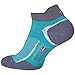 DANISH ENDURANCE 5 Pack Low-Cut Athletic Socks, Moisture Wicking, Men & Women, Multicolor (1 x Caribbean Blue, 2 x Black, 2 x White), Medium