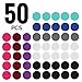 Essential Oil Diffuser Locket Pendant Necklace Refill Replacement Felt Pads for Aromatherapy 50 pcs