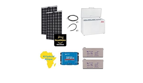 Kit Solar especial África 520 W frigorífico congelador steca 240L ...