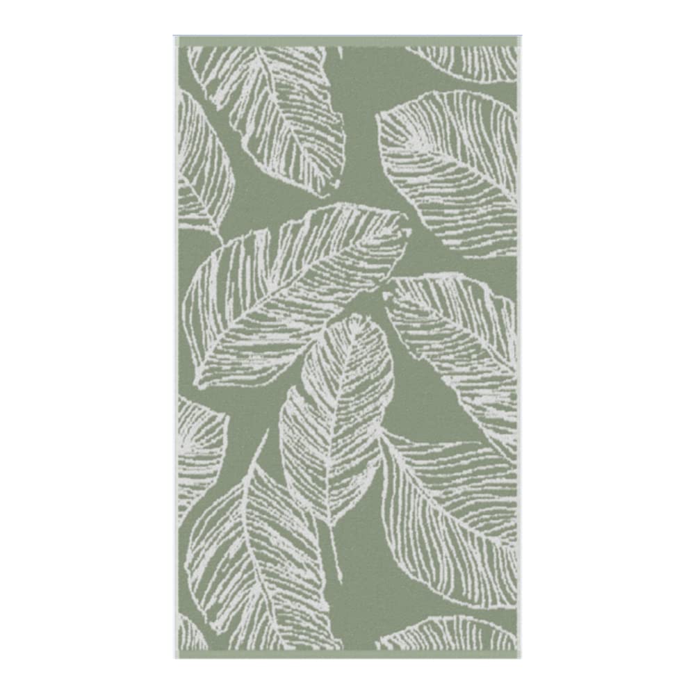 Fusion Bathroom - Matteo - Jacquard Hand Towel - 50 x 90cm in Khaki
