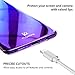FLOVEME Samsung Luxury Gradient Case for Galaxy S9 Change Color Ultra Thin Fit Slim Clear Hard Cover for Women Men Phone Bumper Support Wireless Charger Anti-Drop, Transparent Purple