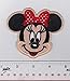 Minnie Mouse Red Polkadots Bow- Iron on Patches/Sew On/Applique/Embroidered W3.5
