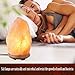TULA Himalayan Large Pink Salt Crystal Lamp with Beautiful Amber LED Light, Wood Base