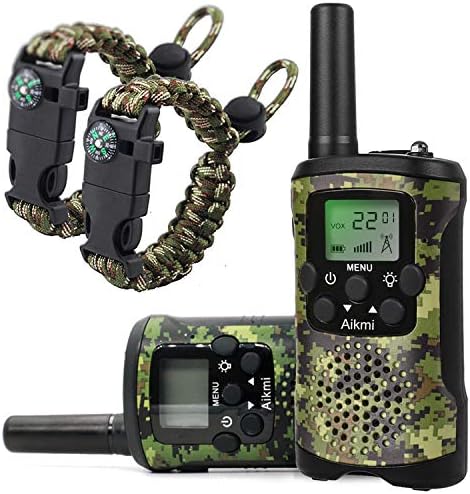 Aikmi Walkie Talkies for Kids 22 Channel 2 Way Radio 3 Miles Long Range