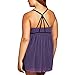 FeelinGirl Women Lingerie V-Neck Plus Size Babydoll Purple 3XL