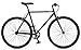 Retrospec Critical Cycles Harper Single-Speed Fixed Gear Urban Commuter Bike; 53cm, Matte Black