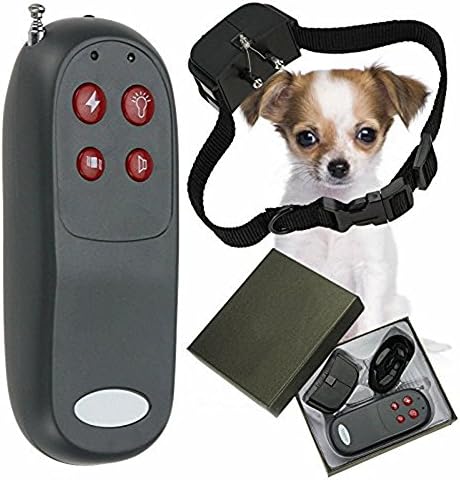 HONGJING Function Enhanced Version 4 in 1 Remote Control Dog Training Rechargeable Remote Dog Training Collar , Vibration and Shock for 15 to 100 lb Breed Dog