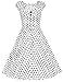 MUXXN Women's 1950s Style Vintage Swing Party Dress