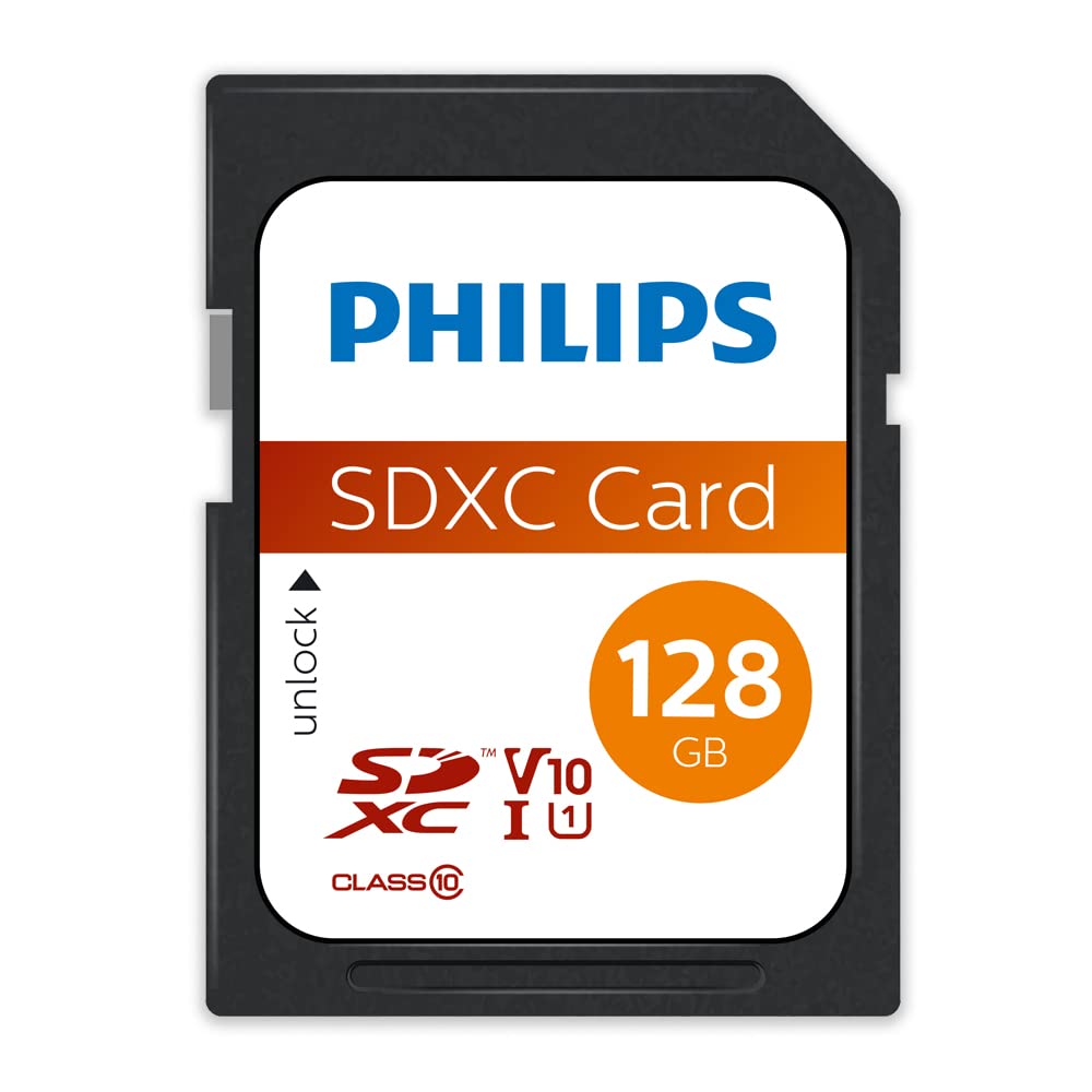 Philips 128 GB Class 10 SDXC Card