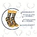 FUNATIC I Like Big Bucks And I Cannot Lie Socks for Men and Women Hunters | Deer Hunting Gift Idea with Funny Saying | Stag Rack Novelty Present | Camouflage Pattern Trophy Hunt Lover Outdoorsman Gear
