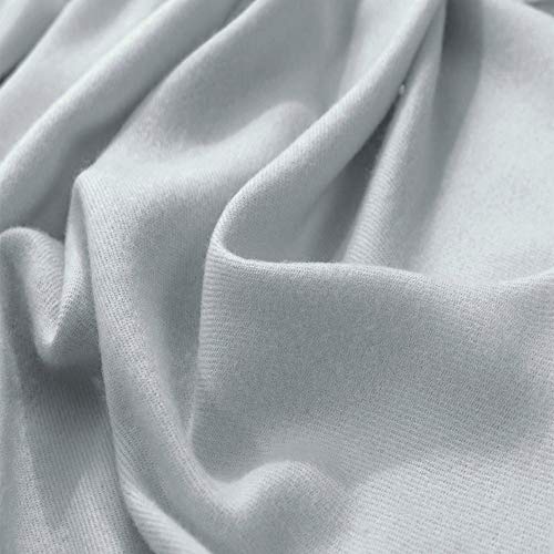 Bellonesc Cashmere Scarf Shawls for Women and Men (Silver Grey)