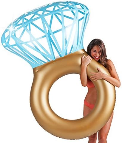 Diamond Swimming Ring,Inflatable Swimming Pools Lounger,Swimming Pool Float Hammock,Water Hammock Lounge,Luxury Swimming Pool