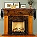 Unomor Halloween Decorations 25 x 121 inch/65 X 308cm Jumbo Black Lace Spiderweb Fireplace Mantle Scarf Cover Halloween Party Supplies for Door, Table, Stairs, Garden Fence