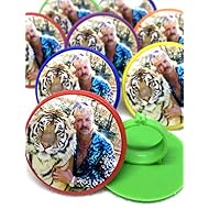 Tiger King Joe Exotic Cupcake Toppers Party Supplies Rings Package of 24 from Blue Fox Baking