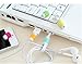 Pack of 10, Peres Earphone Data Cable Protector with Cable Wrap Winder/ Fixer Holder/cord Manager/ Earphone Holder for iphone, Ipad, Samsung,and any Smart Phones /Earphones (20 X Combo)