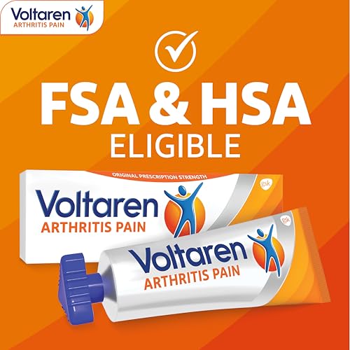 VOLTAREN ARTHRITIS PAIN GEL FOR POWERFUL TOPICAL ARTHRITIS PAIN RELIEF WITH DICLOFENAC – NEW EASY OPEN CAP – 150 G