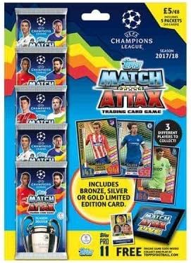 UCL Match Attax 2017/18 UEFA Champions League Trading Card Multipack