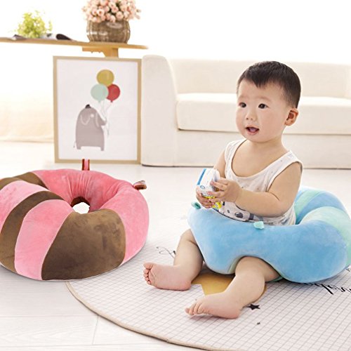 Infant Sitting Chair | Coldcedar Baby Support Seat Sofa | U Shaped Cuddle Seat | Baby Learning to Sit Chair Keep Sitting Posture Comfortable for 0-12 Months Baby (Pink)