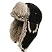 City Hunter W300 Premium Wool Trapper Hats - Black