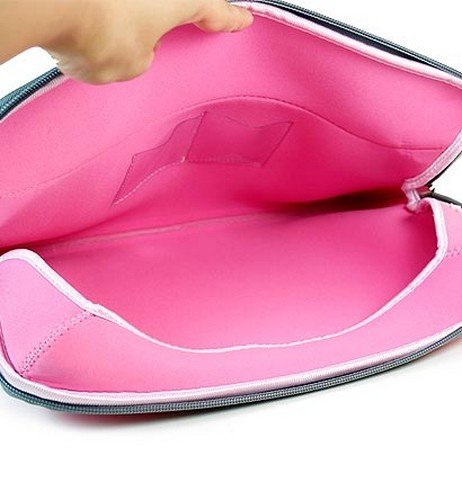 Gizmo Dorks Neoprene Zipper Sleeve (Pink) for the Lenovo IdeaPad S12, S206, U260
