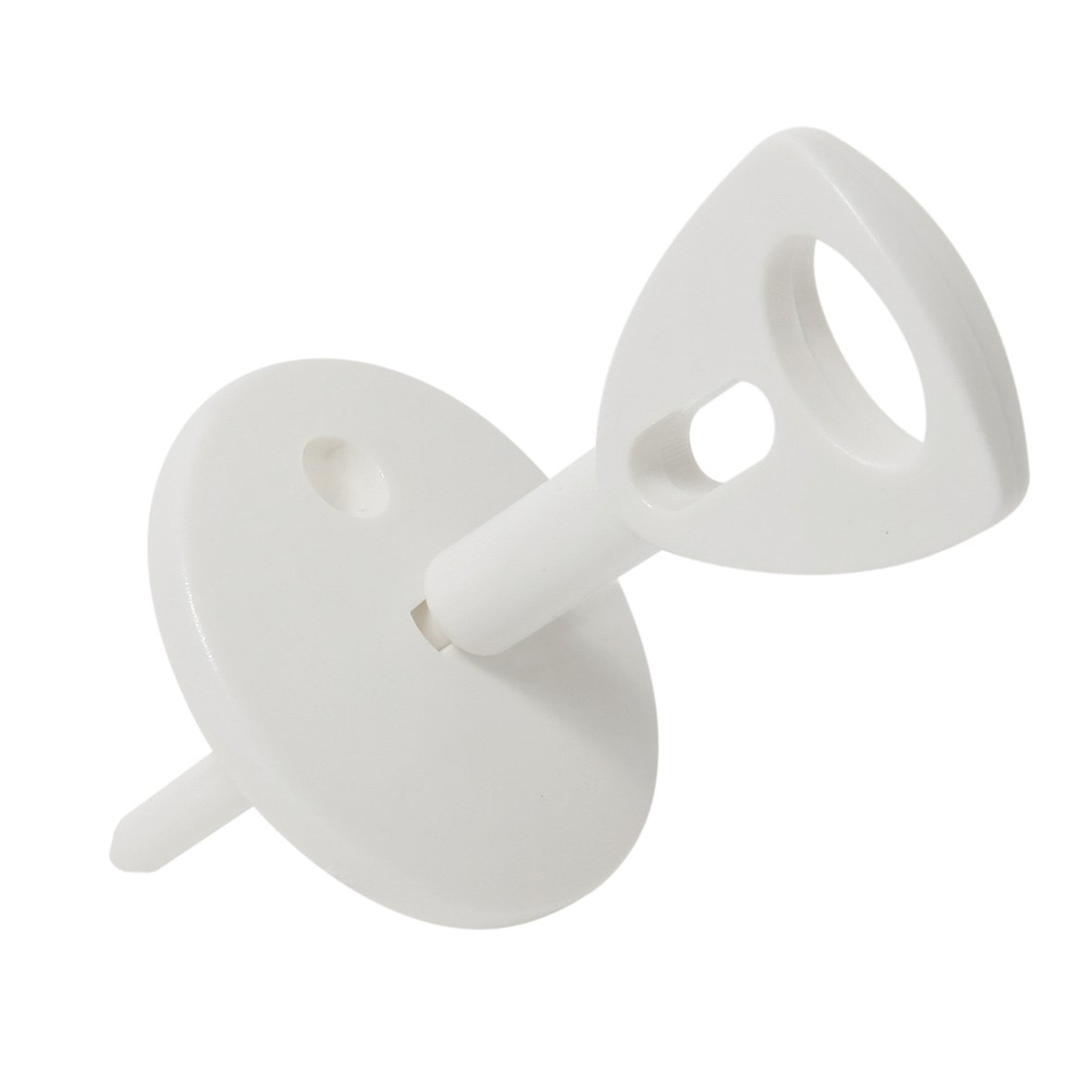 Debflex 702011 Electric Socket Cover | Socket Cover | Pack of 3 Socket Covers with Key White