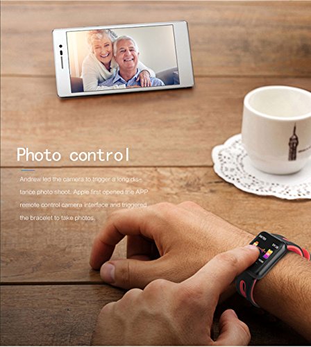 KingTo Fitness Tracker Watch Waterproof with Heart Rate Monitor Smart Watch Color Screen Blood Oxygen Blood Pressure Monitor Activity Tracker Watch Women and Men for Android and iOS Smartphone - Thumbnail 4