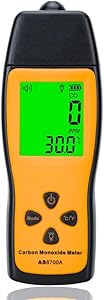 Handheld CO Detector,Carbon Monoxide Meter, Portable CO Gas Leak Detector, Gas Analyzer, High Precision Detector, 0~1000ppm(Battery NOT Included), Cheffort is The only certificated Seller