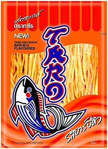 Thai Taro Fish Snack BBQ Flavor 32g (Pack of 6)