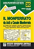 Image de Carta n. 20 Il Monferrato 1:50.000. Carta dei sentieri e dei rifugi