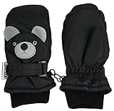 N'Ice Caps Little Kids Squeaky Sound Cute Animal Face Waterproof Mittens