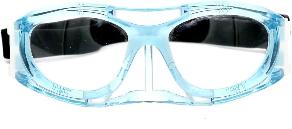 Near Short Sighted Myopia Glasses for Basketball Sports Eyeglasses (-3.0 diopters, Blue Color)